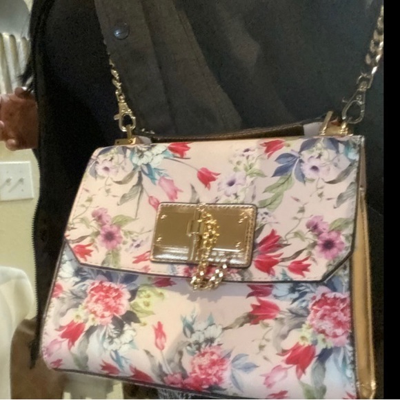 Aldo Floral-printed Handbag brand new lads Crossbody purse 👛 - Picture 13 of 13